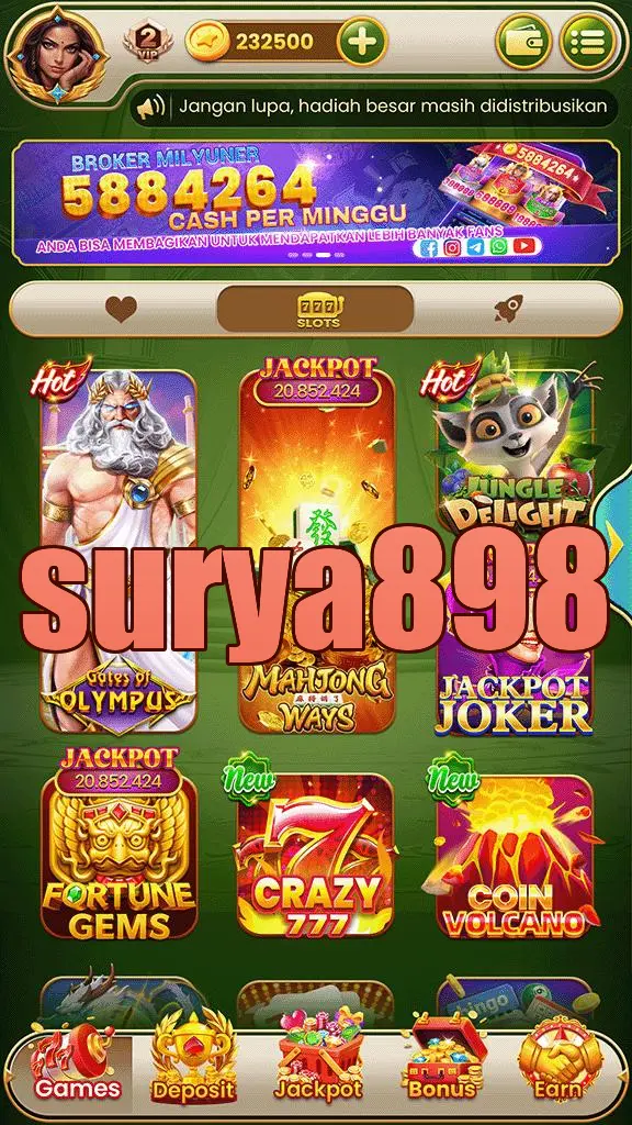 surya898 Masuk